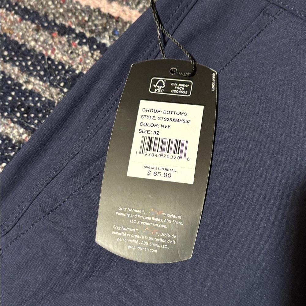 Greg Norman Performance Shorts Comfort Waistband 4-Way Stretch Fabric Easy Care! - Picture 2 of 4